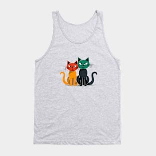 Modern abstract cats Tank Top